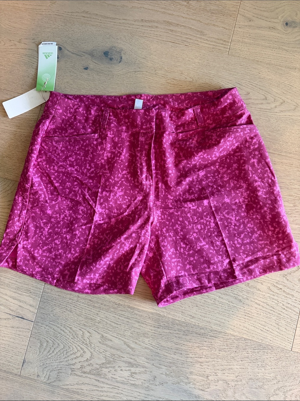 Women’s adidas Magenta Patterned Stretch Shorts